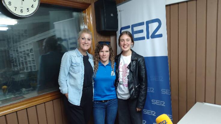 Irene Gil, Davinia Beltrán y Olga Barceló, en SER DEPORTIVOS VILLENA