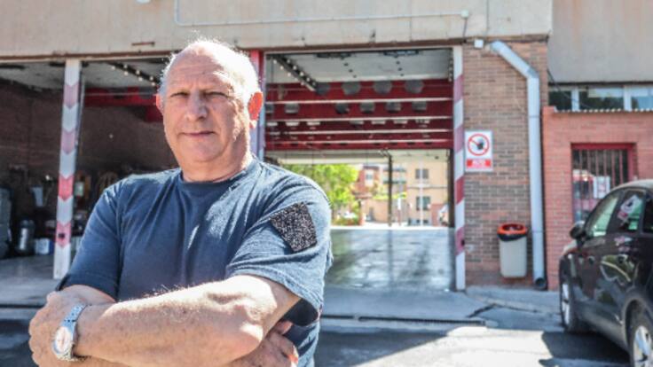 Amancio Guerrero, suboficial jefe de la zona operativa del Vinalopó, sobre el Parque Comarcal de Bomberos de Elda