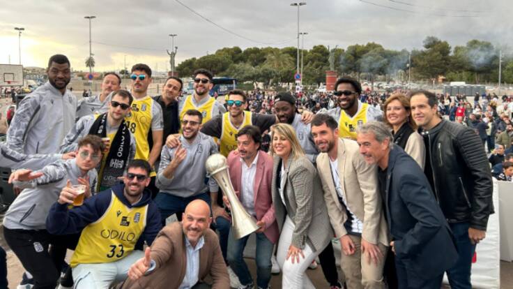 Entrevistas a Alex Jordá, Johan Kody y Jordi Juste en la celebración por el ascenso