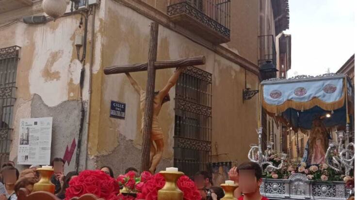 Procesión de papel en La Ventana