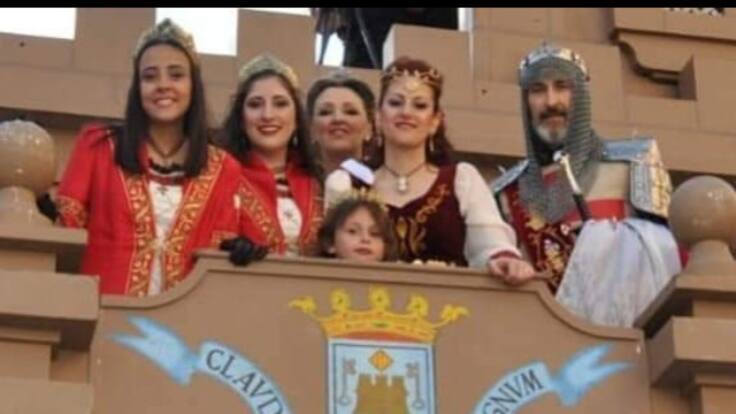 Reme Mataix, "centinela" comparsa Blanquets de Biar