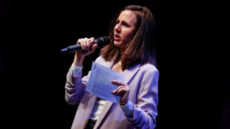 Ione Belarra: "Podem hace más incluso fuera de las instituciones que algunos partidos que forman parte del Gobierno"