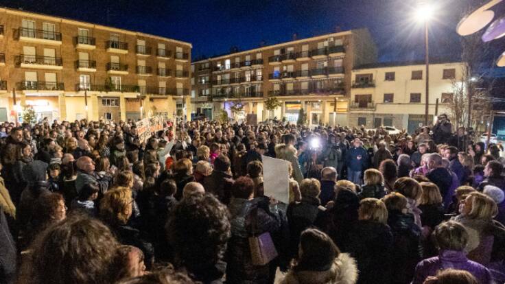 El movimiento feminista de La Rioja sale a la calle en apoyo a la víctima de una nueva agresión en Albelda (20/06/2024)