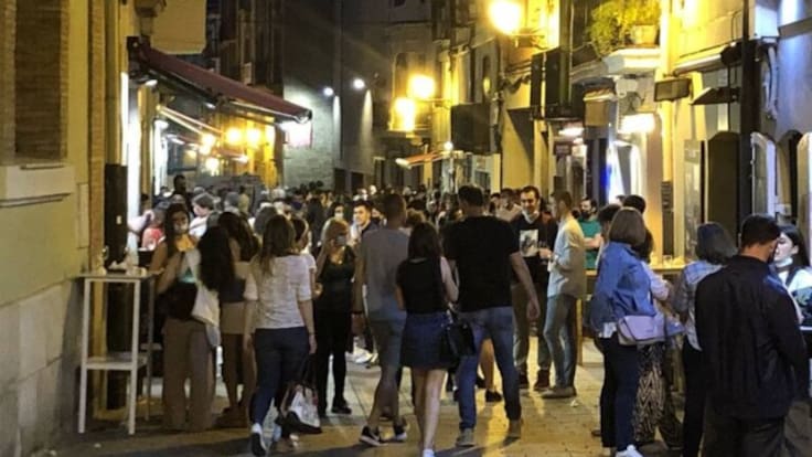 Logroño prohíbe beber en la zona de la calle Laurel desde medianoche