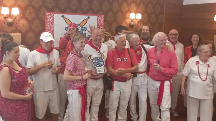 Rick Musica, premio Guiri del Año en los Sanfermines 2024