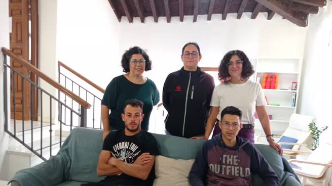 Eva Terrer, voluntaria en Cáritas Lorca