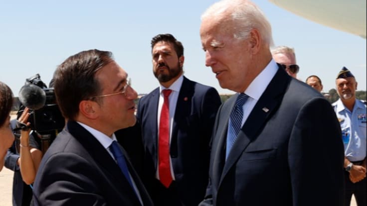 Albares, sobre la renuncia de Biden: "Sabe mejor que nadie lo que es mejor para su partido y EEUU. Todavía hay tiempo hasta noviembre"