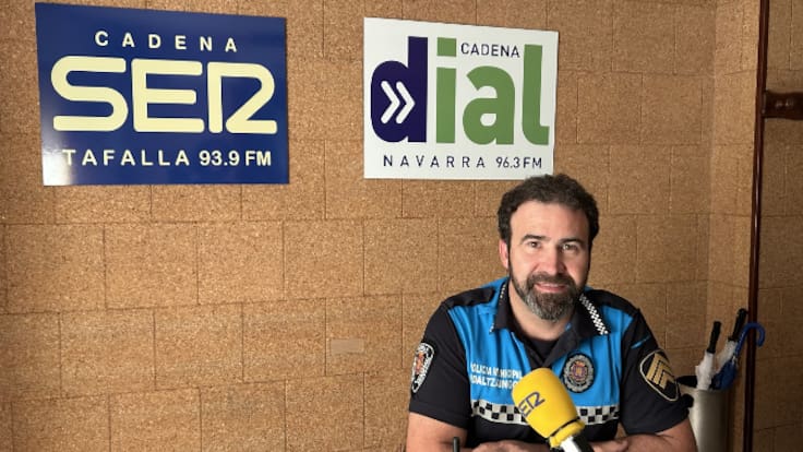 Iván Colás cumple un año como jefe de Policía Municipal de Tafalla