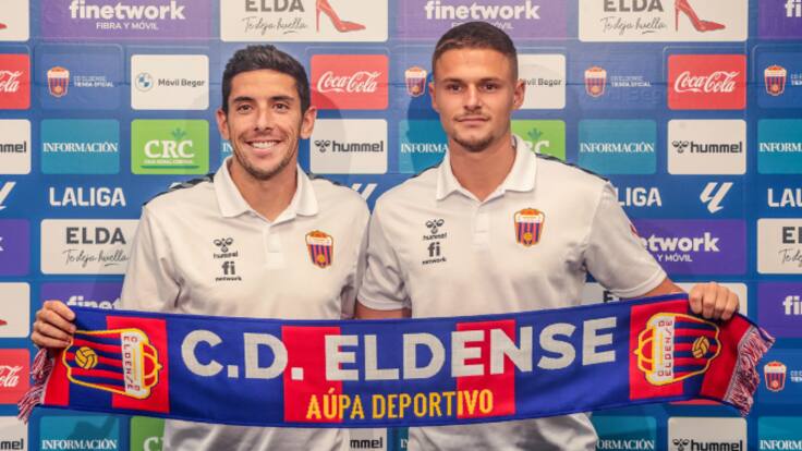 Fran Gámez y Nacho Quintana presentados como nuevos jugadores del C.D. Eldense