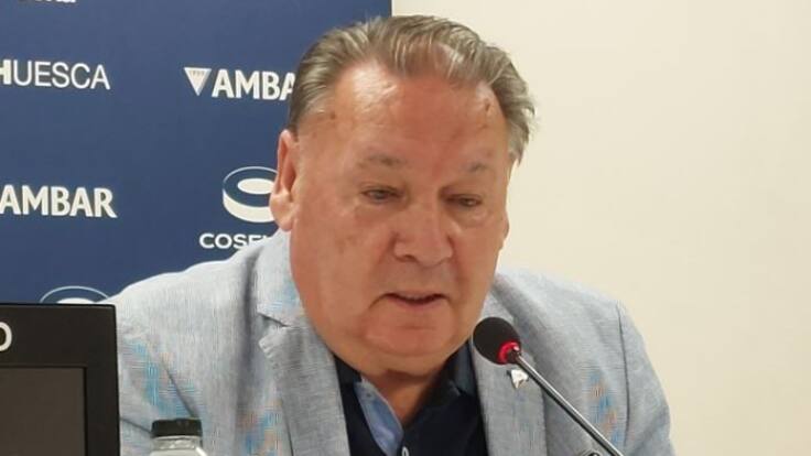 Agustín Lasaosa, presidente de la SD Huesca