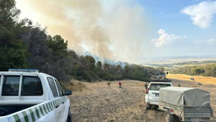 Ezequiel Marco: "Creemos que hay un pirómano en Cinco Villas"