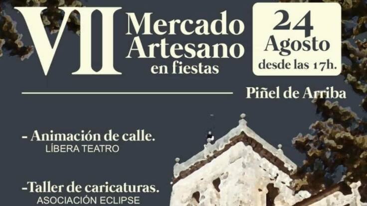 El mercado artesanal de Piñel de Arriba regresa por todo lo alto