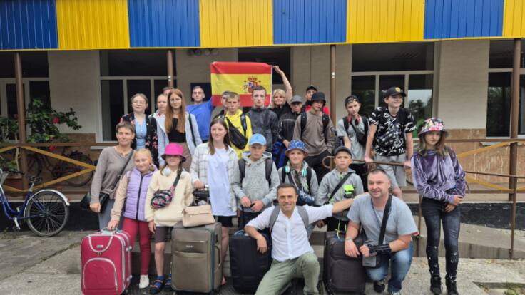 "Hemos vuelto a ver la sonrisa que tenían nuestros niños antes de la guerra": el campamento de verano que acoge a los niños ucranianos en Jaén