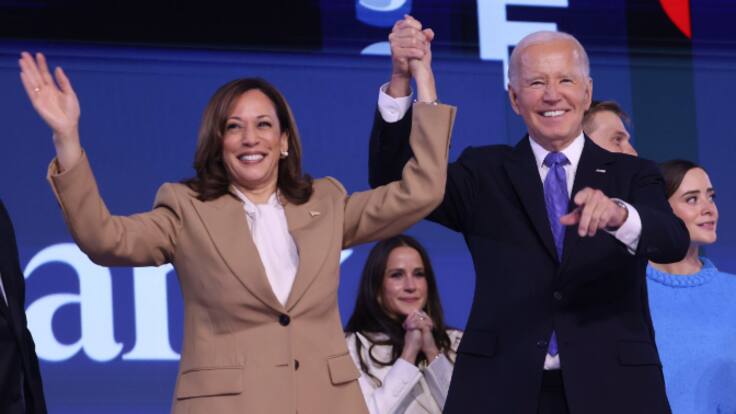 Los demócratas miran al futuro para ceder el protagonismo a Harris