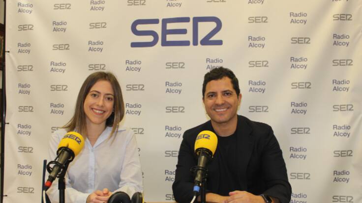 Bea Doménech, responsable del Departamento de Institucional de Aitex, y Borja Bragado, responsable de Proyectos en ESIC, presentan el "Talent day" que se celebrará en Alcoy el 26 de septiembre