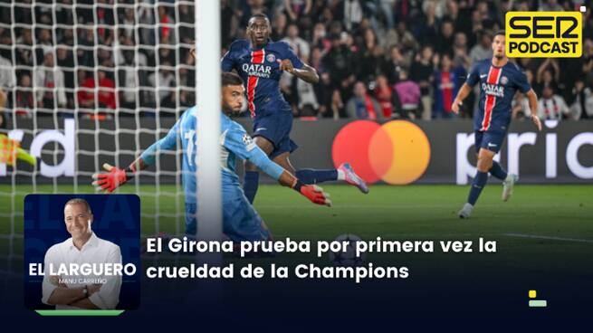 El Girona prueba por primera vez la crueldad de la Champions