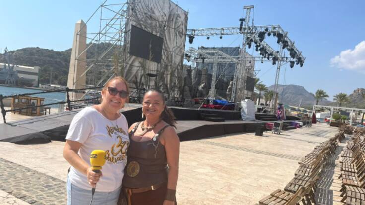 Programa Hoy por hoy Cartagena, con motivo de Carthagineses y Romanos (Caravana Audi Huertas Motos) 23-04-2024