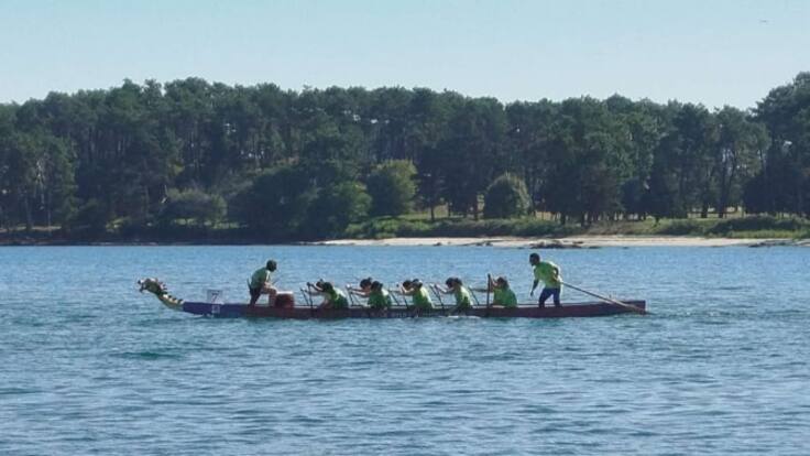 Marga Arias, de las Dragonas de Lugo: "Cuando empiezas a remar dejas el dolor atrás"