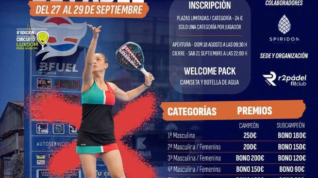 R2Pádel torneo septiembre