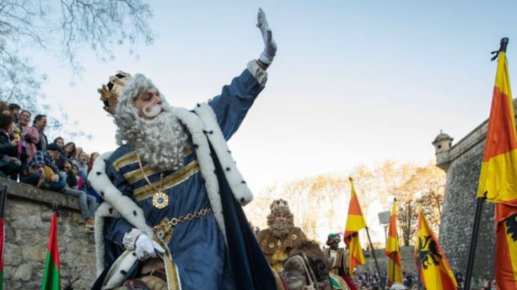 Los Reyes Magos a su paso por Navarra