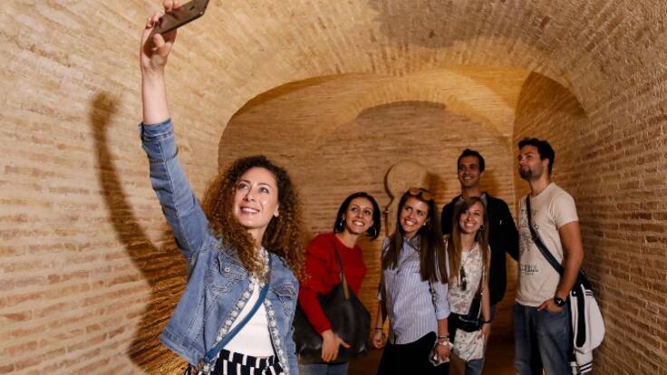 Día mundial del Selfie en los Museos de Cartagena // Conexión con Encarna Zamora, Puerto de Culturas desde el Castillo de la Concepción