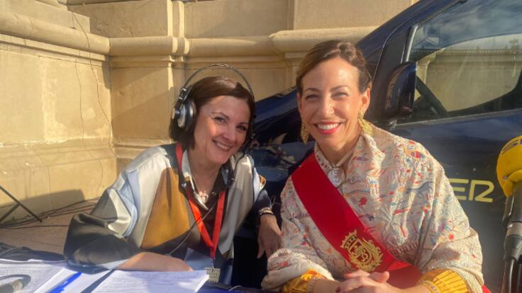 Natalia Chueca en A Vivir Aragón, en la Ofrenda de Flores 2025