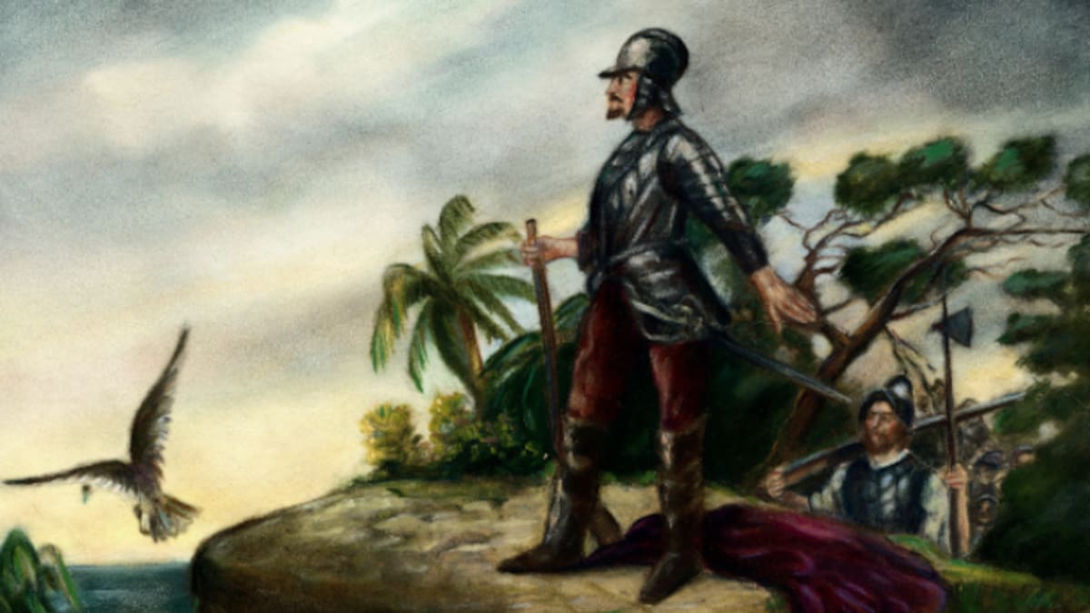 Así fue la surrealista ceremonia con la que Balboa tomó posesión del Pacífico