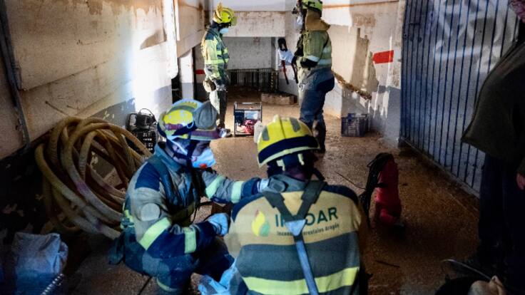 Aragoneses que estuvieron en la DANA de Valencia