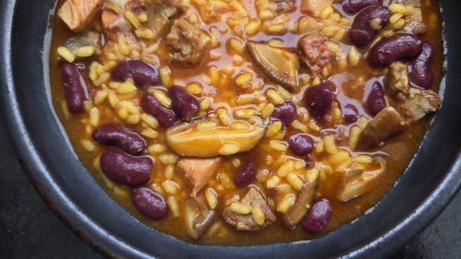 Rebost: 'arroz con bajoca'