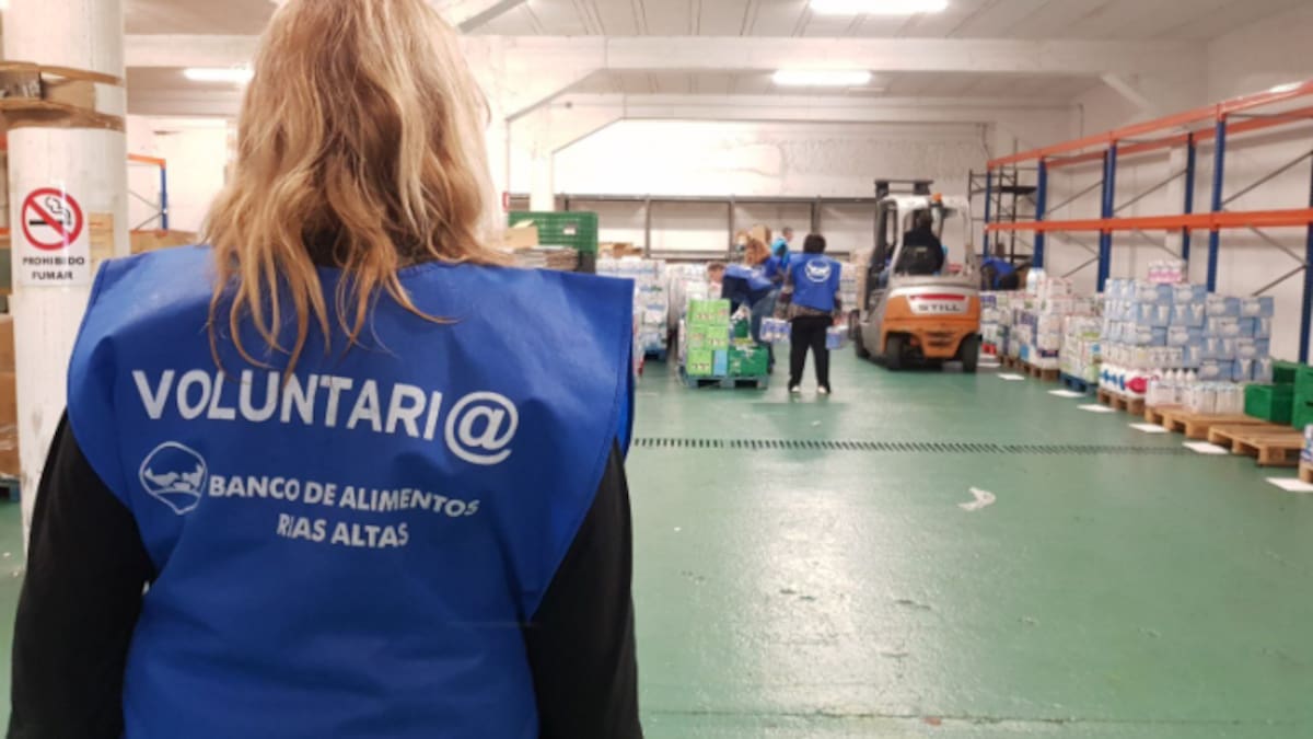 Manuel Mora, presidente del Banco de Alimentos Provincia de A Coruña