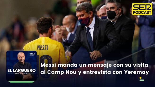 Messi manda un mensaje con su visita al Camp Nou y entrevista con Yeremay