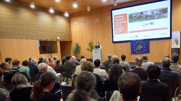 El nuevo sistema de alerta temprana ante el riesgo de inundaciones en Navarra