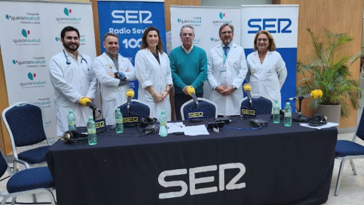 Hoy por Hoy Sevilla desde QuirónSalud Infanta Luisa con motivo del Día Mundial contra el Cáncer de Pulmón