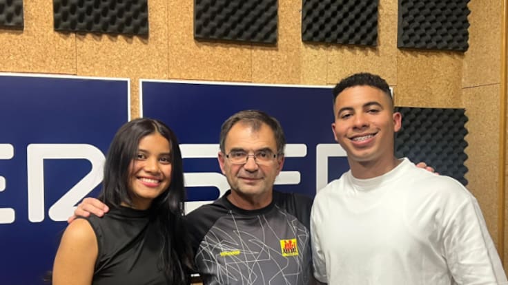 Jesús Ricardo y Fabiana en SER Runner Cuenca