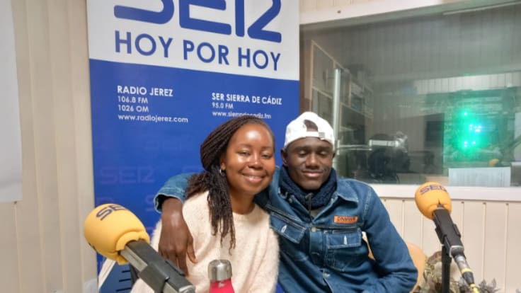 Marcela y Toni, de la ong Mandara, en "Hablemos"