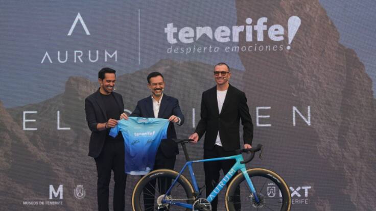 Alberto Contador presenta en Tenerife la bicicleta MAGMA TENERIFE