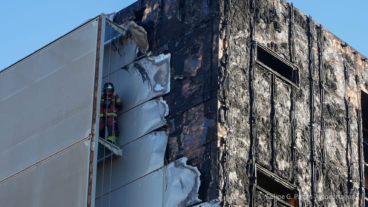 ENTREVISTA I El incendio en Santa Lucía reabre el debate sobre la seguridad en los revestimientos de los edificios