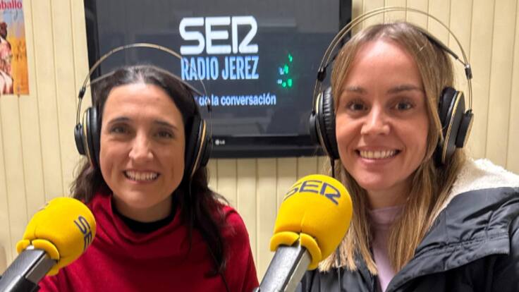 Lidia María Jaime y María Espejo, en Radio Jerez