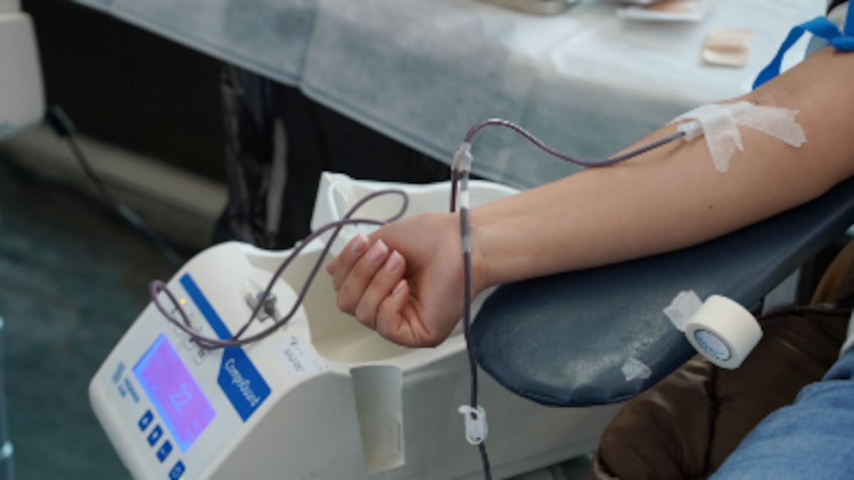 entrvista campaña de donación de sangre de navidad