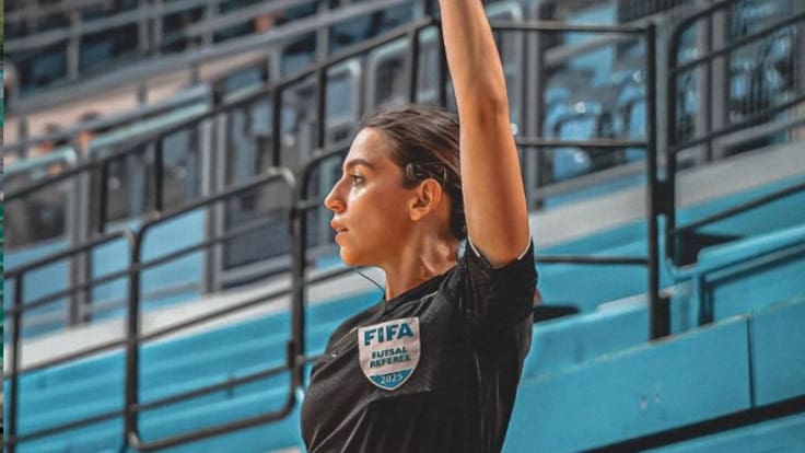 Noelia Gutiérrez, la árbitra toledana que ha hecho historia presente en la final del primer Mundial de Fútbol Sala Femenino