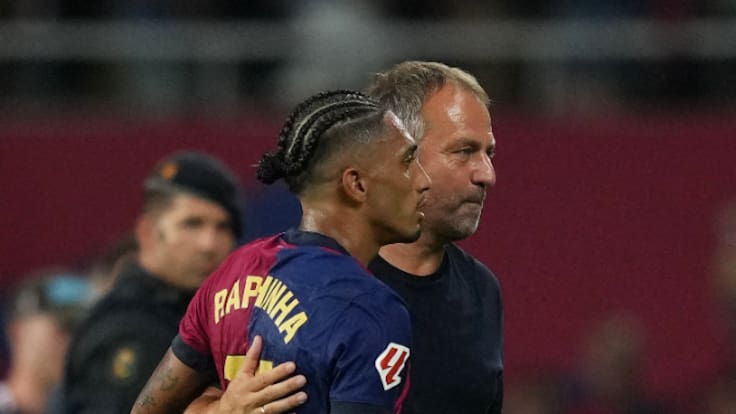 Raphinha apunta a ser el mitjapunta titular per Hansi Flick