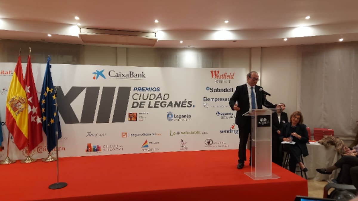 Augusto Fuentes, presidente de UNELE, repasa los Premios Ciudad de Leganés 2025