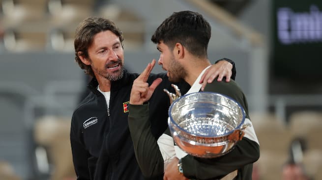 Las diferencias en la filosofía de trabajo, el detonante de la ruptura de Alcaraz y Ferrero