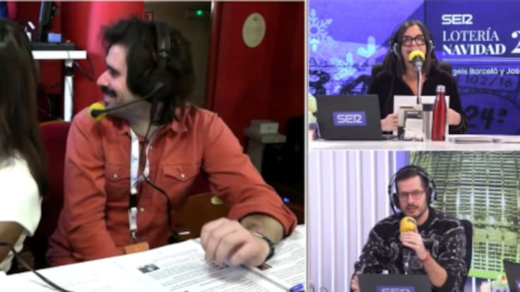 "Diles que bajen el tono de voz": Àngels Barceló responde a los invitados sorpresa que se han colado en la retransmisión de la Lotería