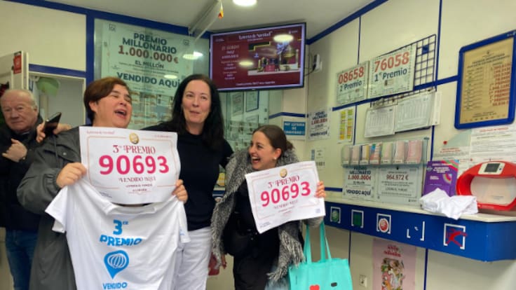 Así se celebró el tercer premio en A Coruña