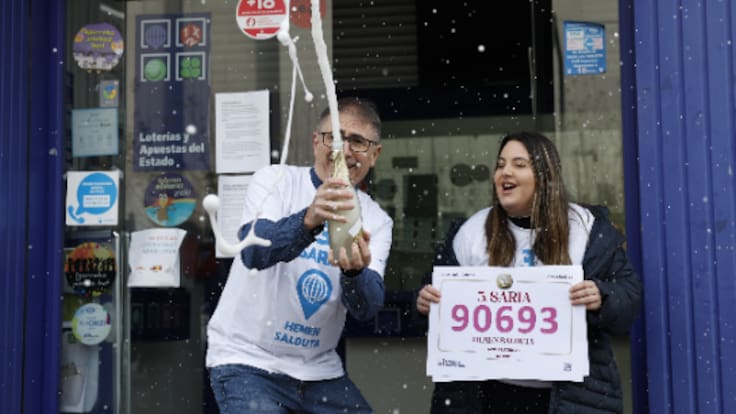 El club de rugby Arratiako Zekorrak reparte 15 millones de euros del tercer premio de la Lotería de Navidad