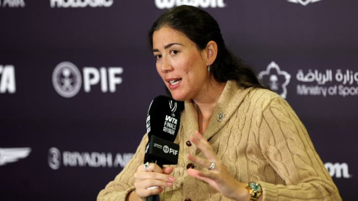 Garbiñe Muguruza: "¿La separación de Alcaraz y Ferrero? Es muy raro hacer un cambio así cuando algo funciona"