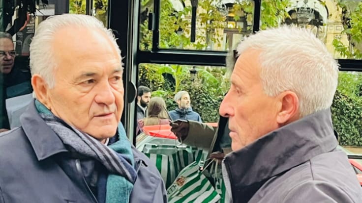 La Operación Buena Gente de Radio Sevilla junta en antena al bético Rafael Gordillo y el sevillista Pablo Blanco