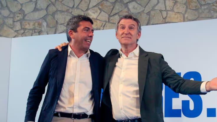 Los whatsapss de Mazón a Feijóo: una docena de mensajes y una llamada perdida sobre la DANA el 29-O