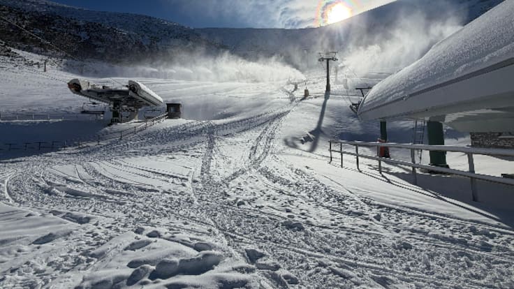 La estación de esquí de Valdezcaray arranca la temporada con más de 6.400 visitantes en su primer fin de semana (29/12/2025)